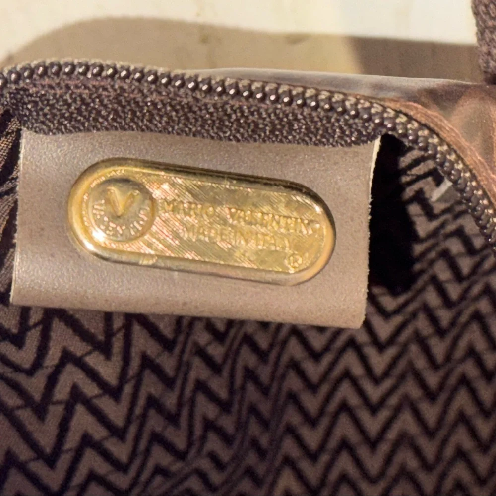 Valentino Brown Patterned Men's Bag